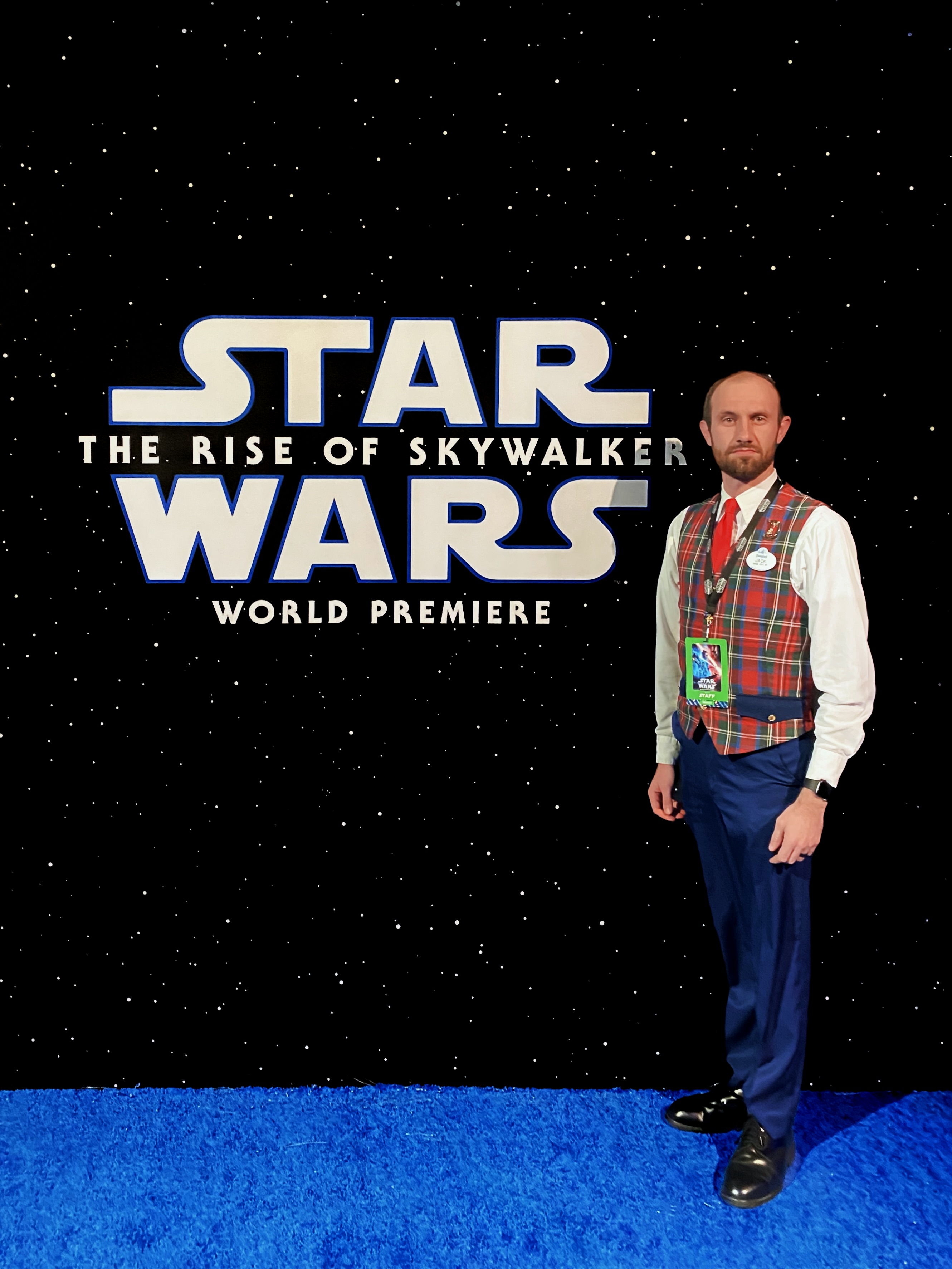 Me at The Rise of Skywalker premiere